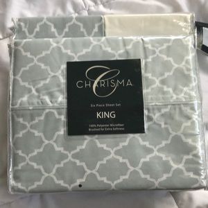 Charisma 6 piece king sheet set